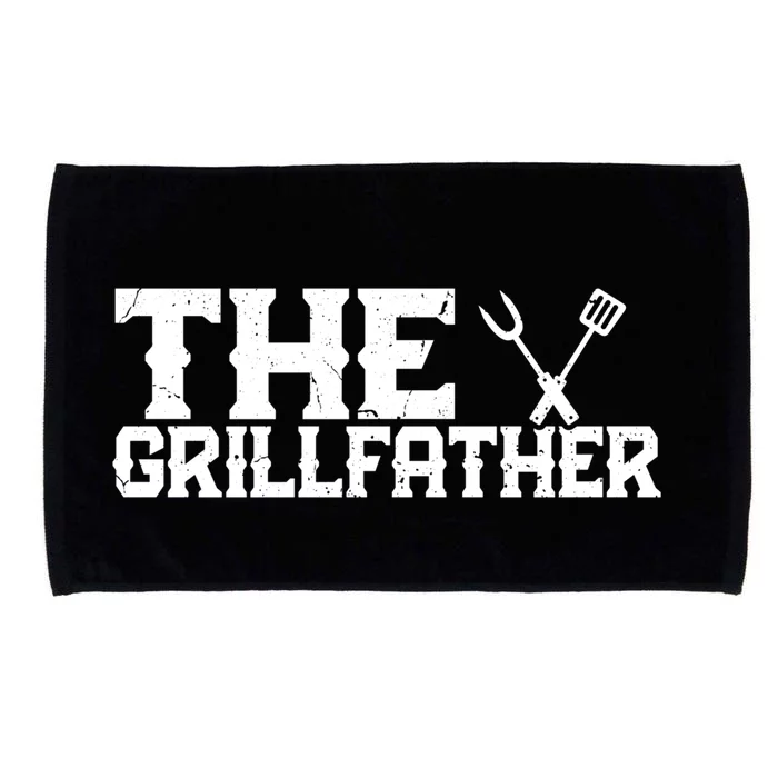 The Grillfather Gift Bbq Barbecue Lovers Grilling Grill Gift Microfiber Hand Towel