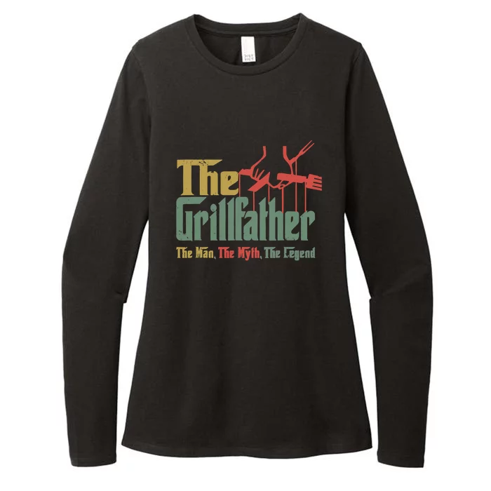 The Grillfather Grill Fathers Gift Womens CVC Long Sleeve Shirt