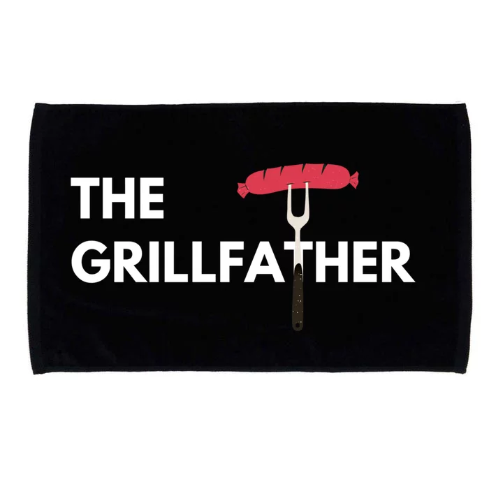 The Grillfather Grilling Bbq Christmas Clothing Gift Microfiber Hand Towel