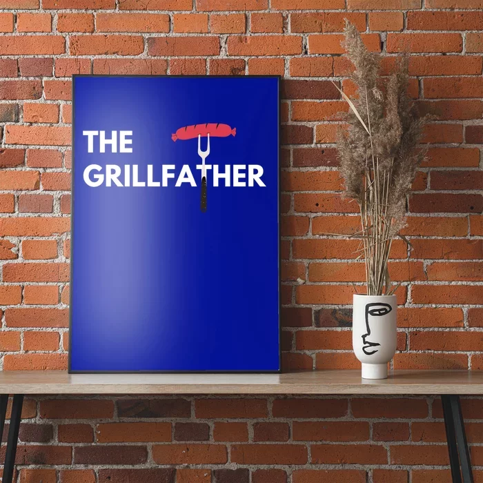 The Grillfather Grilling Bbq Christmas Clothing Gift Poster