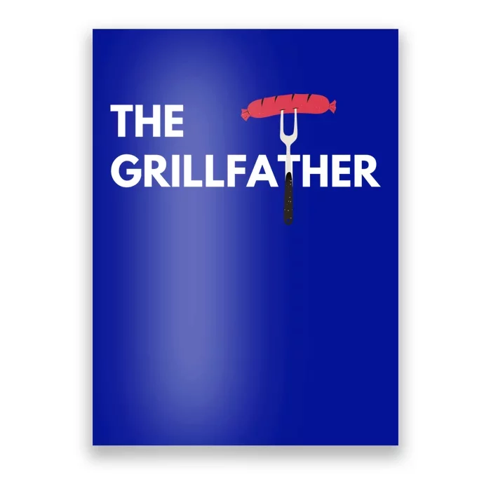 The Grillfather Grilling Bbq Christmas Clothing Gift Poster