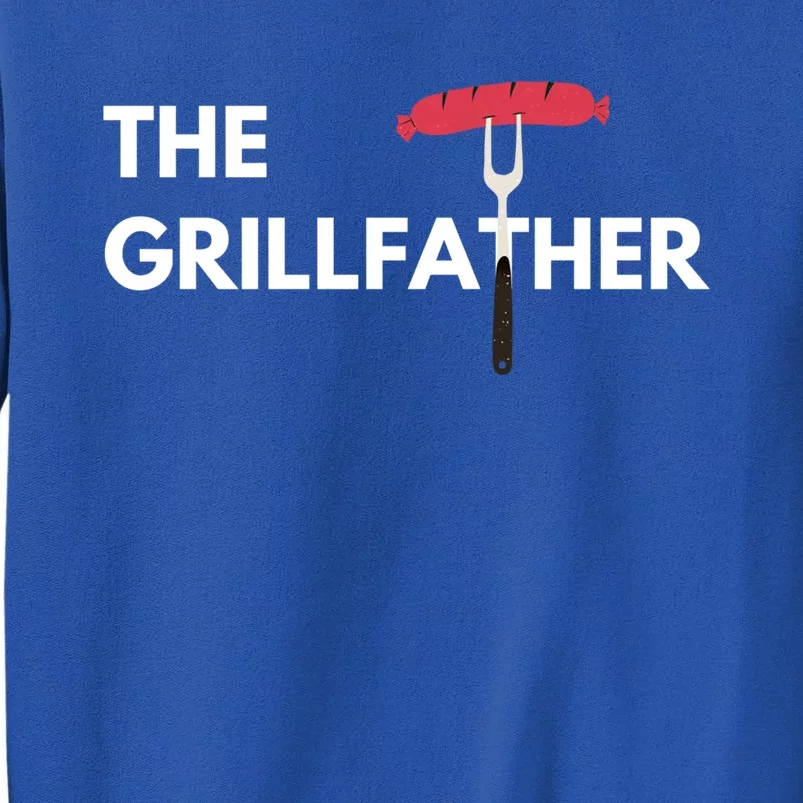 The Grillfather Grilling Bbq Christmas Clothing Gift Tall Sweatshirt