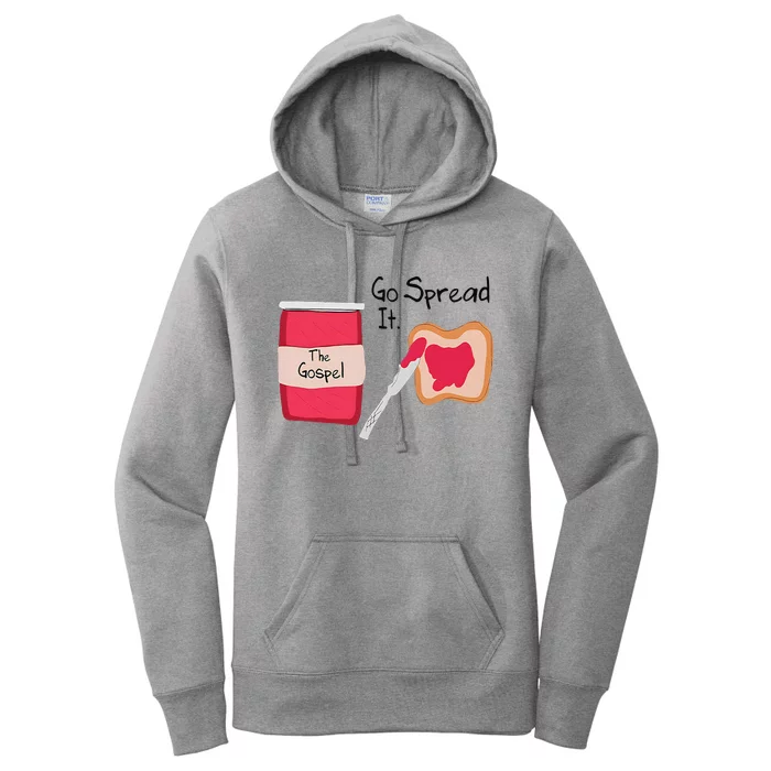 The Gospel Go Spread It Women's Pullover Hoodie