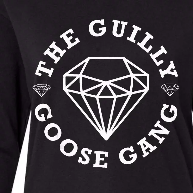 The Guilly Goose Gang For Fans Of Guillotine Chokes Womens Cotton Relaxed Long Sleeve T-Shirt