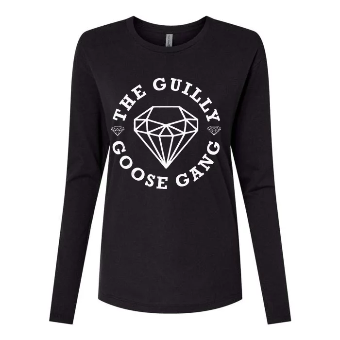 The Guilly Goose Gang For Fans Of Guillotine Chokes Womens Cotton Relaxed Long Sleeve T-Shirt