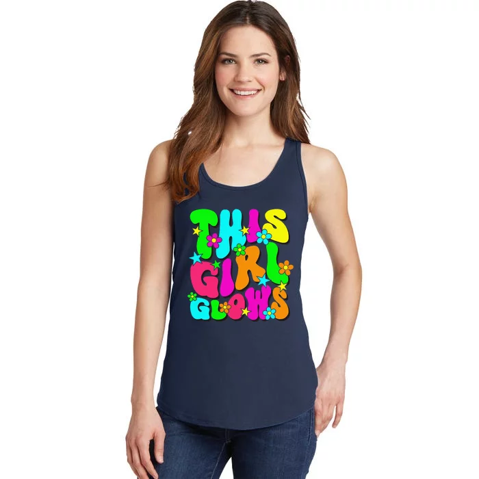 This Girl Glows Girl Ladies Essential Tank