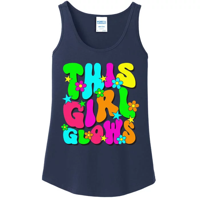 This Girl Glows Girl Ladies Essential Tank