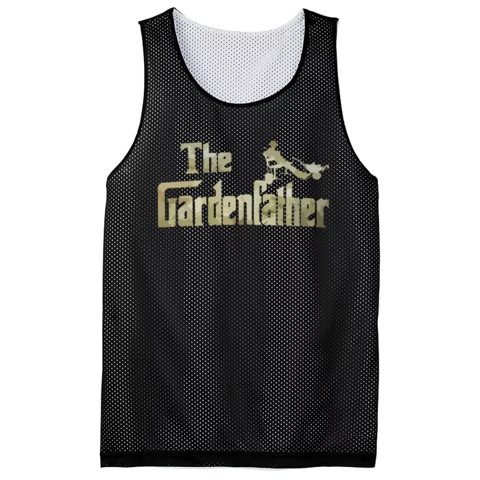 The Gardenfather Gardening Father Gift Mesh Reversible Basketball Jersey Tank