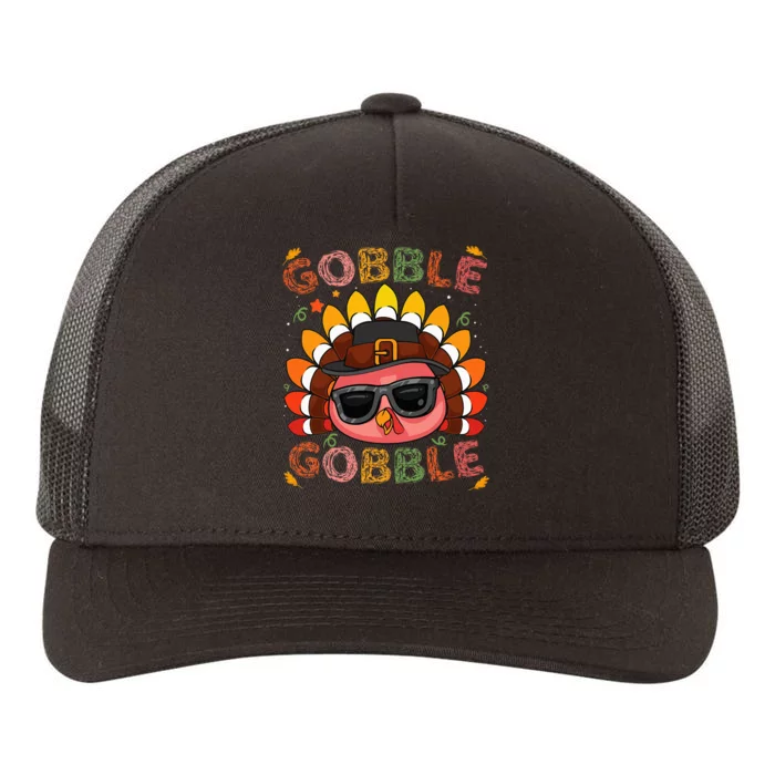 Turkey Gobble Gobble Baby Outfit Thanksgiving 2022 Yupoong Adult 5-Panel Trucker Hat