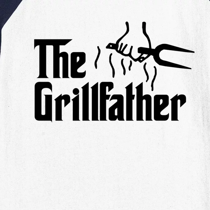 The Grillfather Gift Baseball Sleeve Shirt