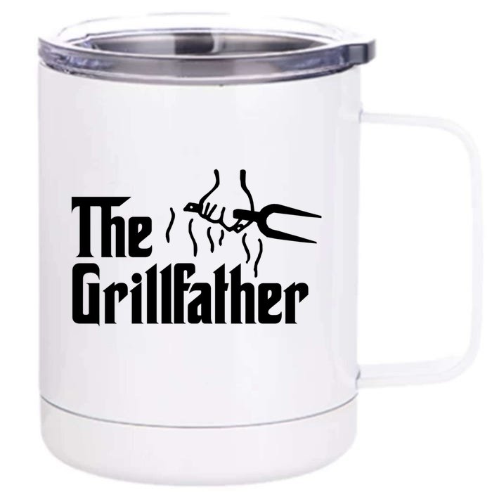 The Grillfather Gift Front & Back 12oz Stainless Steel Tumbler Cup