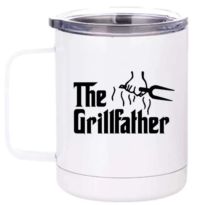 The Grillfather Gift Front & Back 12oz Stainless Steel Tumbler Cup