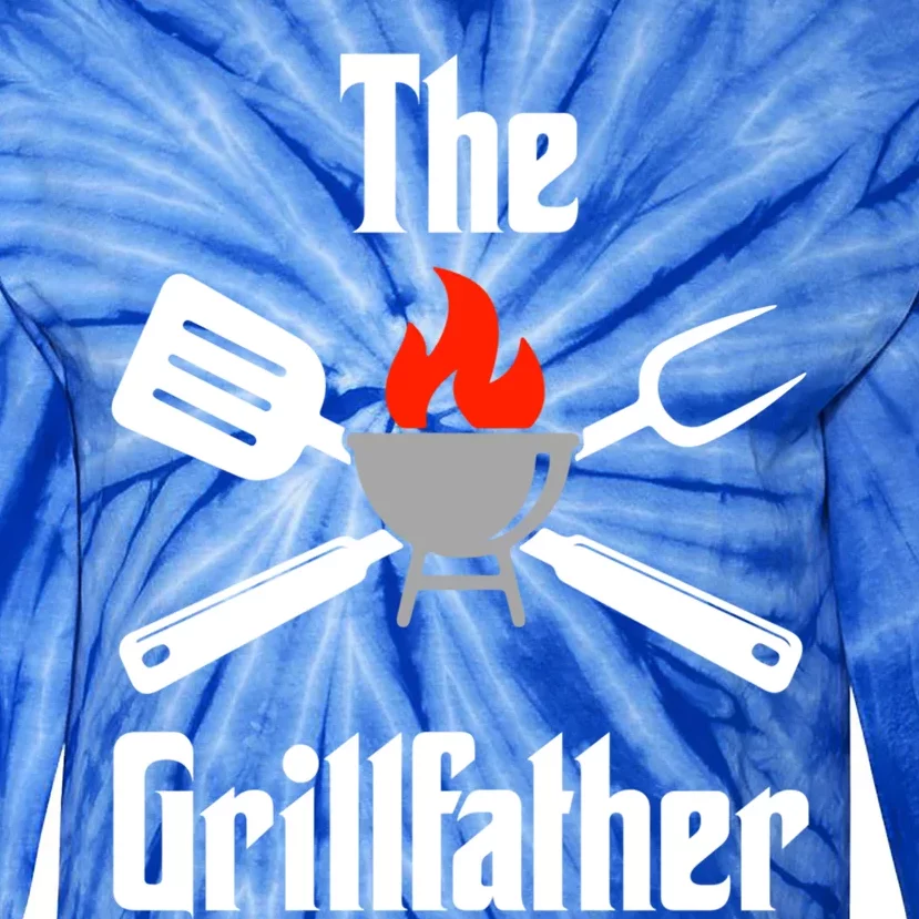 The Grillfather Gift Tie-Dye Long Sleeve Shirt