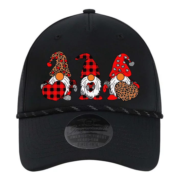 Three Gnomes Holding Heart Leopard Happy Valentine's Day Cute Love Performance The Dyno Cap