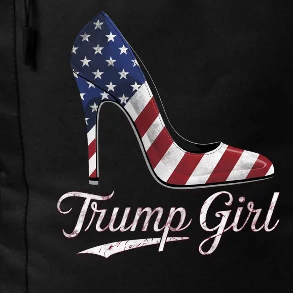 Trump Girl High Heels Stilettos American Flag Trump 2024 Daily Commute Backpack