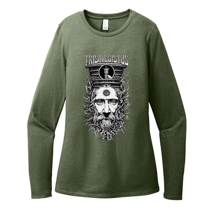 Thrice Great Hermes Trismegistus Esoteric Hermeticism Womens CVC Long Sleeve Shirt