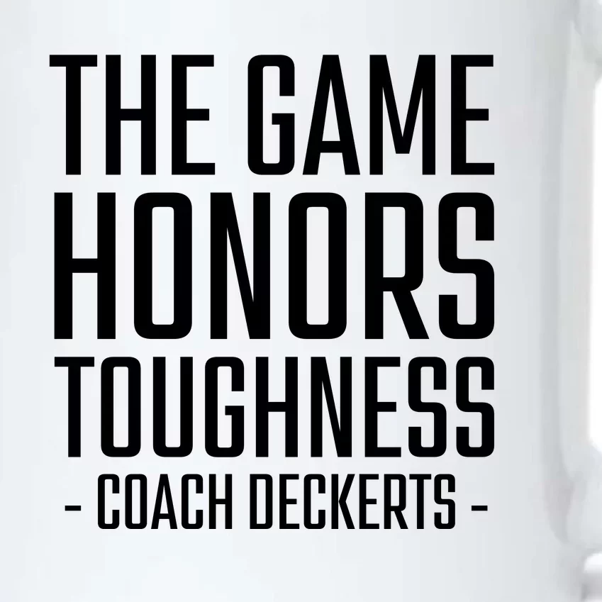 The Game Honors Toughness Coach Deckerts Black Color Changing Mug