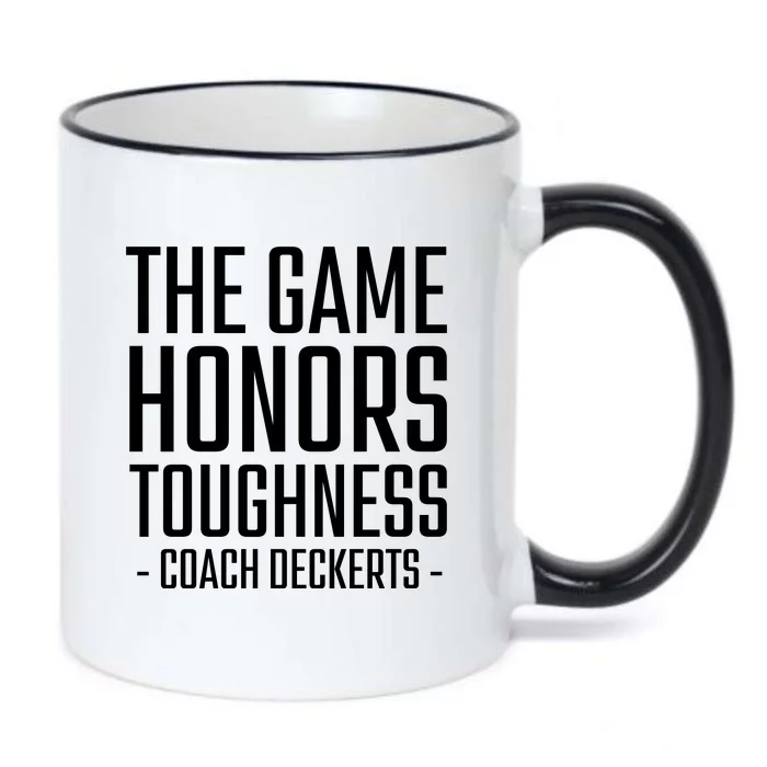 The Game Honors Toughness Coach Deckerts Black Color Changing Mug