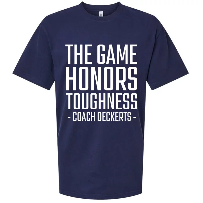 The Game Honors Toughness Coach Deckerts Sueded Cloud Jersey T-Shirt