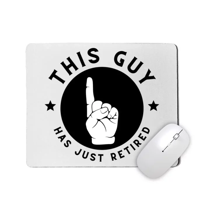 This Guy Has Just Retired Finger Mousepad