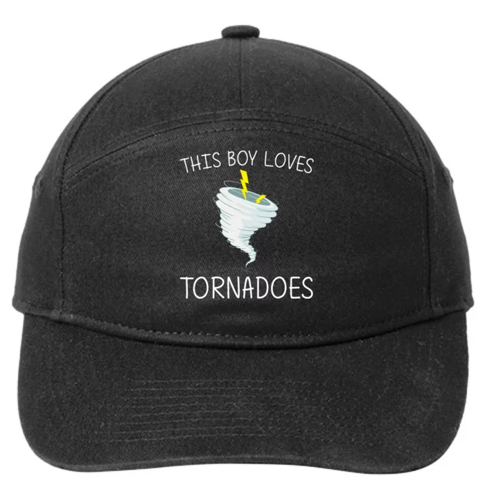 Tornado Gift Hurricane Weather Chaser 7-Panel Snapback Hat