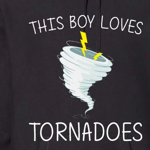 Tornado Gift Hurricane Weather Chaser Premium Hoodie