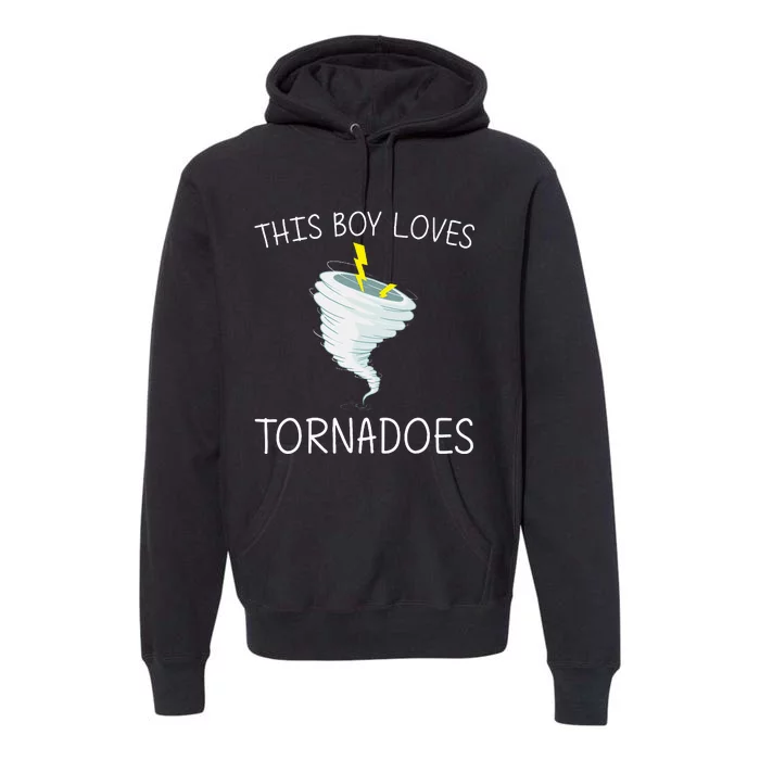 Tornado Gift Hurricane Weather Chaser Premium Hoodie