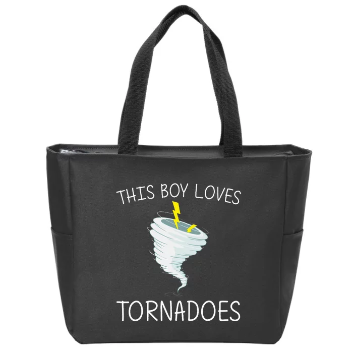 Tornado Gift Hurricane Weather Chaser Zip Tote Bag