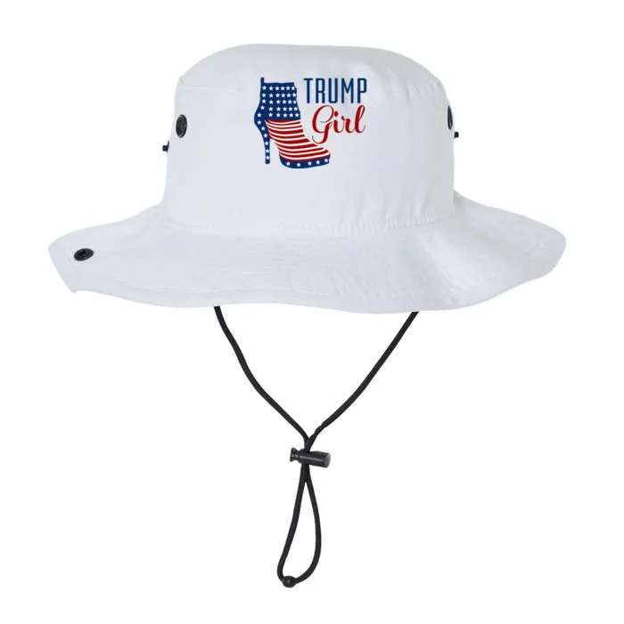 Trump Girl High Heel With Flag Legacy Cool Fit Booney Bucket Hat