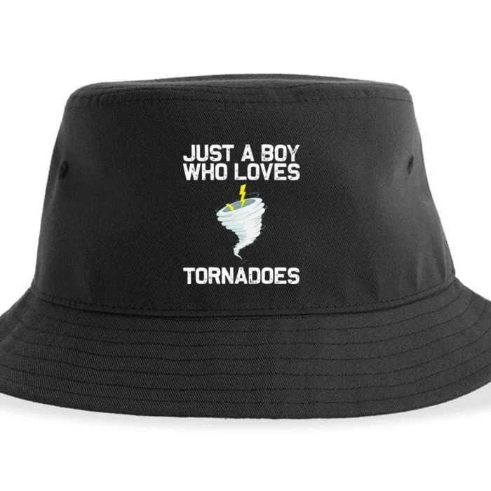 Tornado Gift Hurricane Weather Chaser Sustainable Bucket Hat