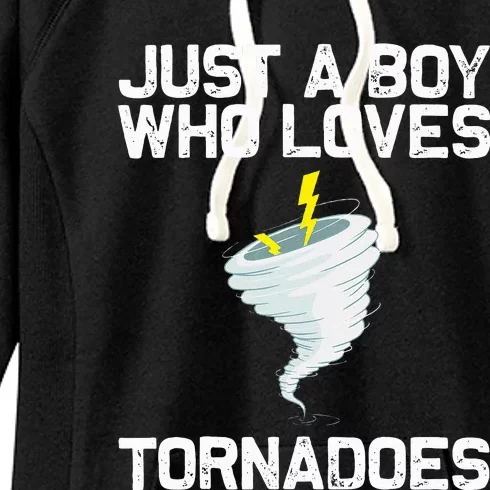 Tornado Gift Hurricane Weather Chaser Women's Fleece Hoodie