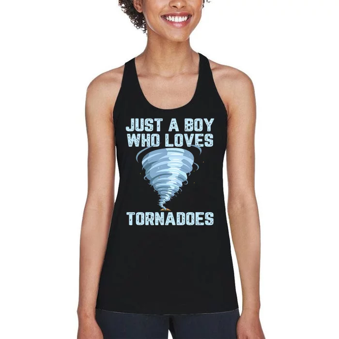 Tornado Gift Hurricane Weather Chaser Women's Racerback Tank