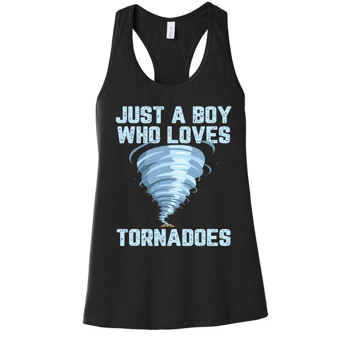 Tornado Gift Hurricane Weather Chaser Women's Racerback Tank