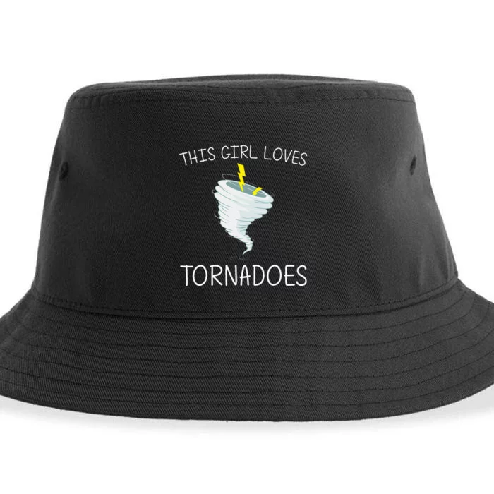 Tornado Gift Hurricane Weather Chaser Sustainable Bucket Hat