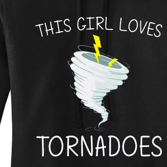 Tornado Gift Hurricane Weather Chaser Women's Pullover Hoodie