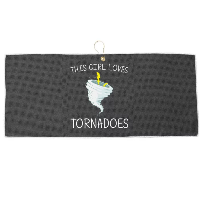 Tornado Gift Hurricane Weather Chaser Large Microfiber Waffle Golf Towel