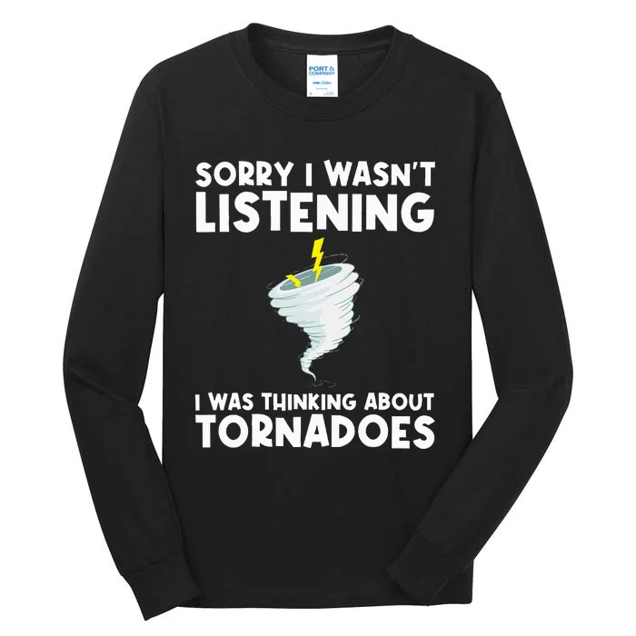 Tornado Gift Hurricane Weather Chaser Tall Long Sleeve T-Shirt