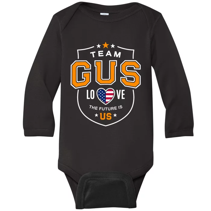 Team Gus Hope Walz College Graphic By Gu Gus Walz Team Baby Long Sleeve Bodysuit