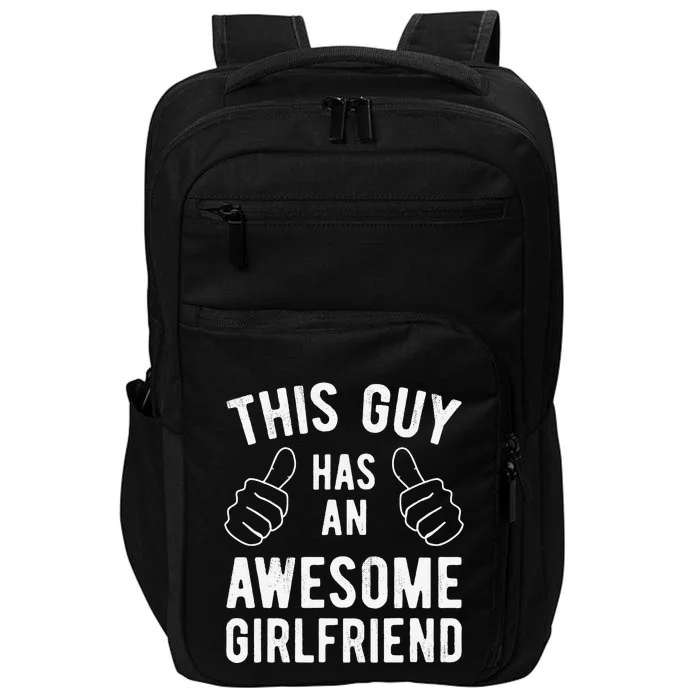 This Guy Has An Awesomefriend Cute Valentine's Gift Impact Tech Backpack