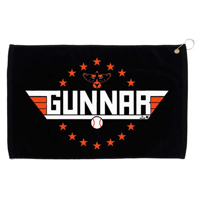 Top Gunnar Henderson Baltimore Baseball Grommeted Golf Towel