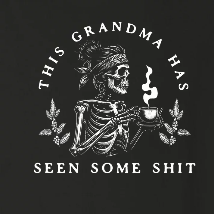 This Grandma Has Seen Some Shit Toddler Long Sleeve Shirt