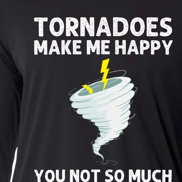 Tornado Gift Hurricane Weather Chaser Cooling Performance Long Sleeve Crew