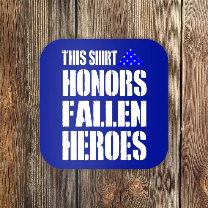 This Gift Honors Fallen Heroes Cute Gift Coaster