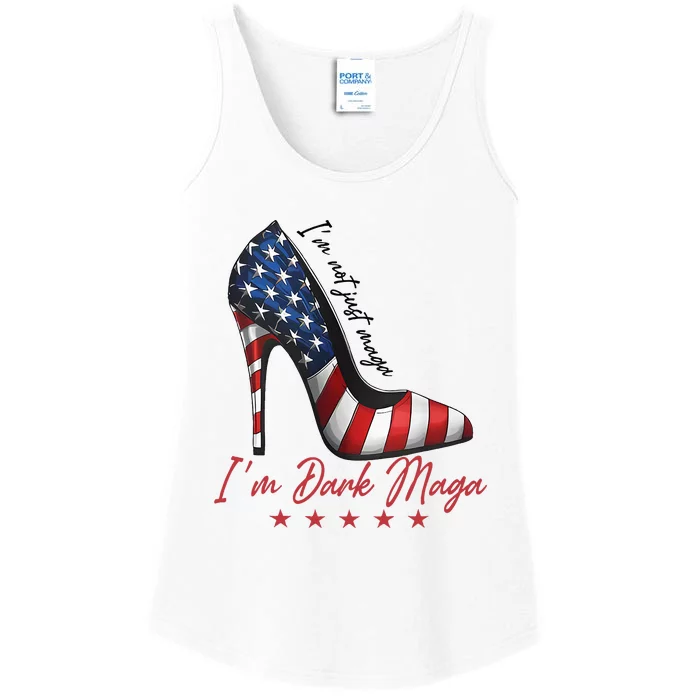 Trump Girl High Heel IM Dark Maga Supporter Vote For Trump Ladies Essential Tank