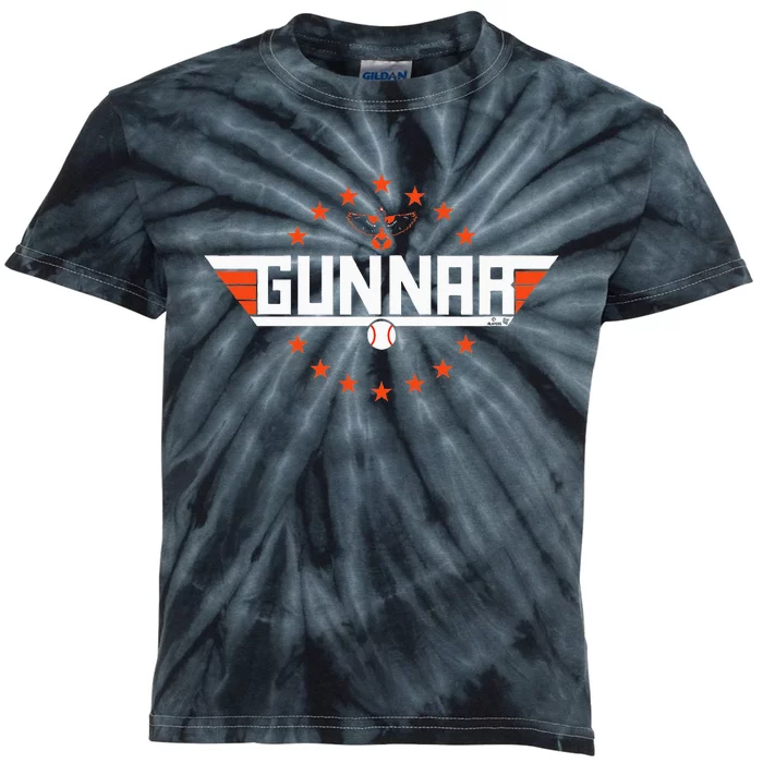 Top Gunnar Henderson Baltimore Baseball Kids Tie-Dye T-Shirt