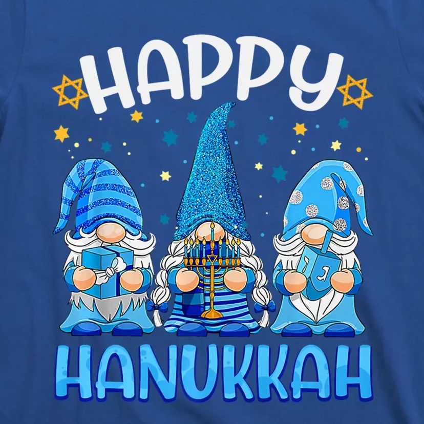 Three Gnomes Happy Hannukah Funny Christmas Holidays T-Shirt