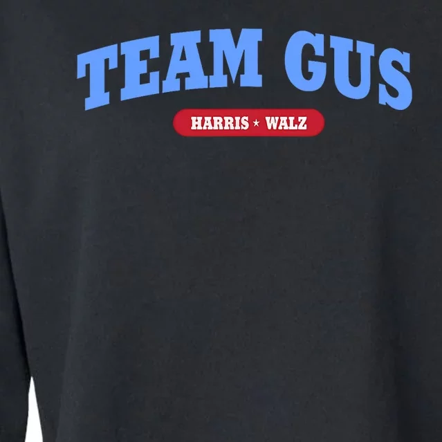 Team Gus IM Voting For Gus Walz Dad Cropped Pullover Crew