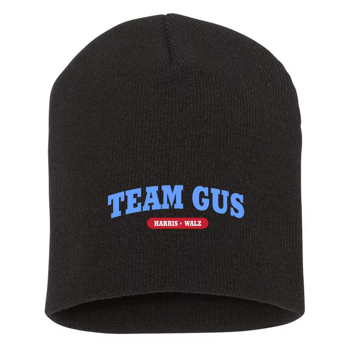 Team Gus IM Voting For Gus Walz Dad Short Acrylic Beanie