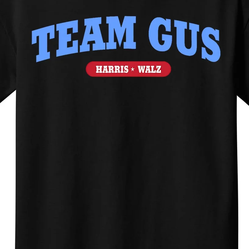 Team Gus IM Voting For Gus Walz Dad Kids T-Shirt