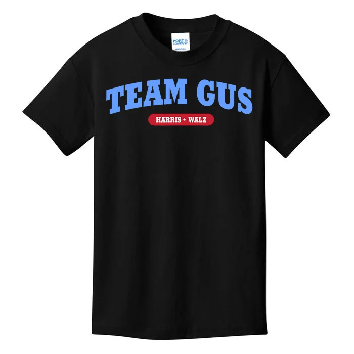 Team Gus IM Voting For Gus Walz Dad Kids T-Shirt